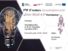 NERW 2 PW | Rekrutacja na warsztaty "Prze-Myśl 4.0” NERW 2 PW | Rekrutacja na warsztaty "Prze-Myśl 4.0”