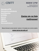 Szkolenia dla studentów_zapraszamy do zapisywania się na listę mailingową Szkolenia dla studentów_zapraszamy do zapisywania się na listę mailingową